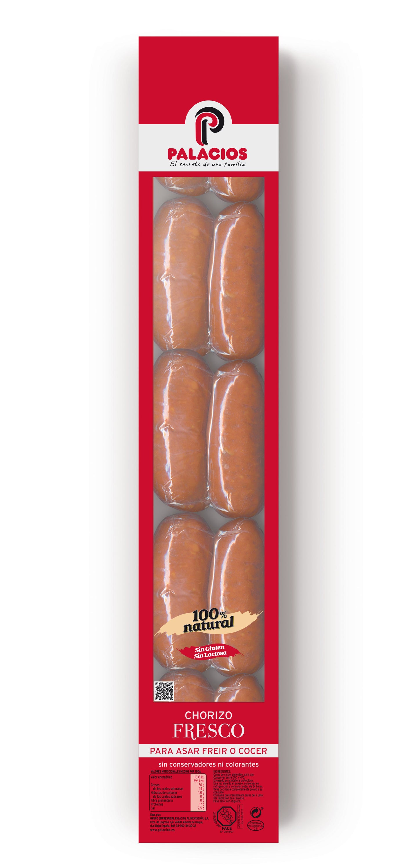 Spicy Cooking chorizo Extra, 840kg