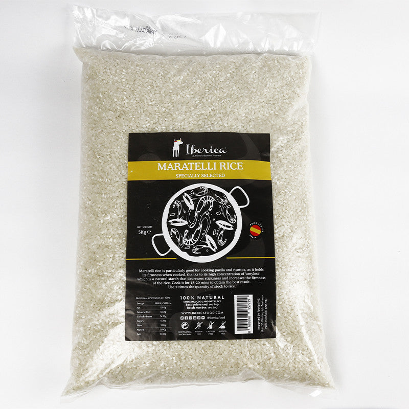 Buy Maratelli Round Rice (5kg) - Iberica Spanish Food – GoodSpanishFood