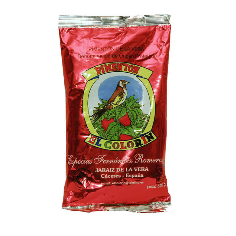 Smoked Hot Paprika De La Vera D.O.P., 500g bag