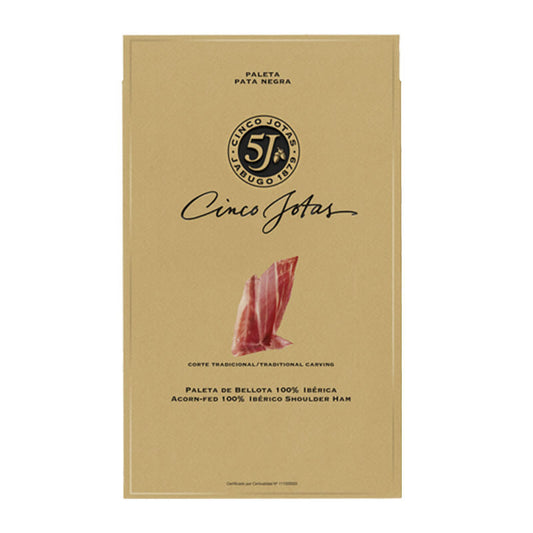 Sliced Cinco Jotas Acorn-fed 100% Iberico Shoulder Ham, 70g