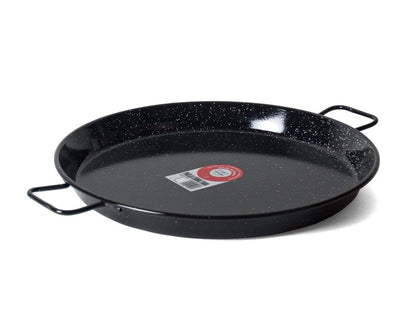 Enamelled Steel Paella Pan, 30cm