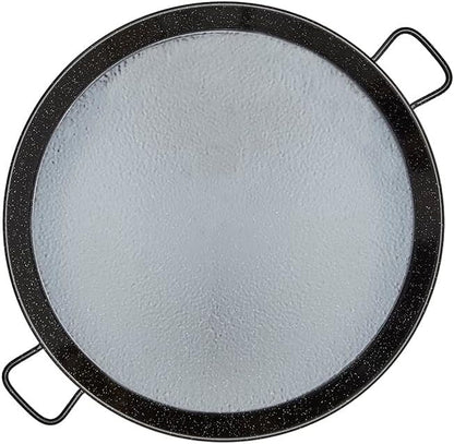 Enamelled Steel Paella Pan, 30cm