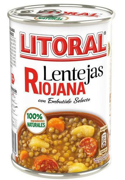 Lentils, lenteja Riojana LITORAL, 425g