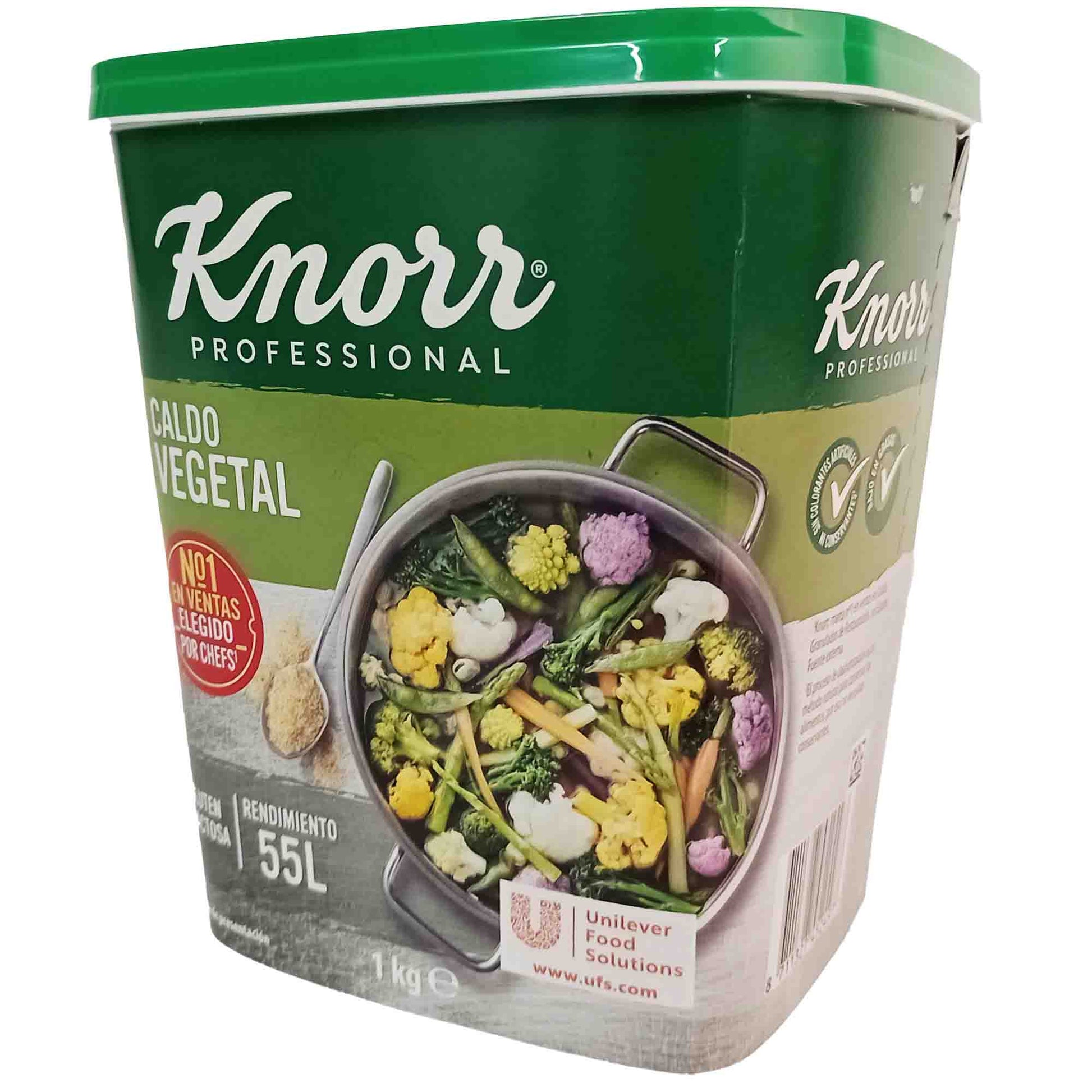 Knorr Vegetable Stock Powder, 1kg, plastic tub