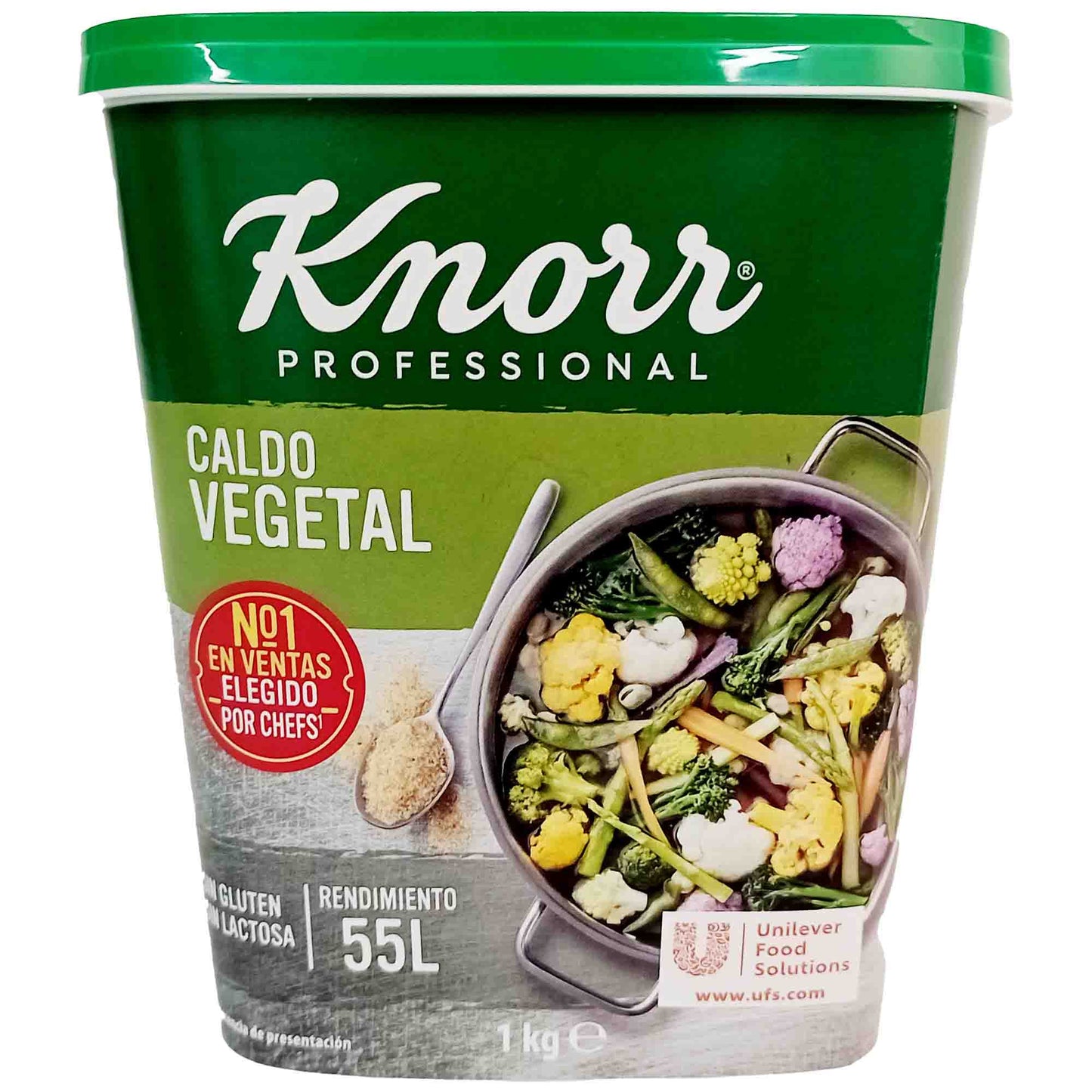 Knorr Vegetable Stock Powder, 1kg, plastic tub