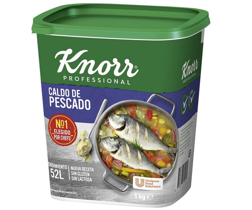 Knorr Fish Stock Powder,1kg, plastic tub