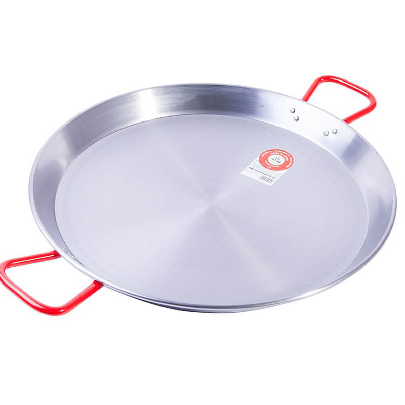 Polished Steel Paella Pan, for 2-3 people