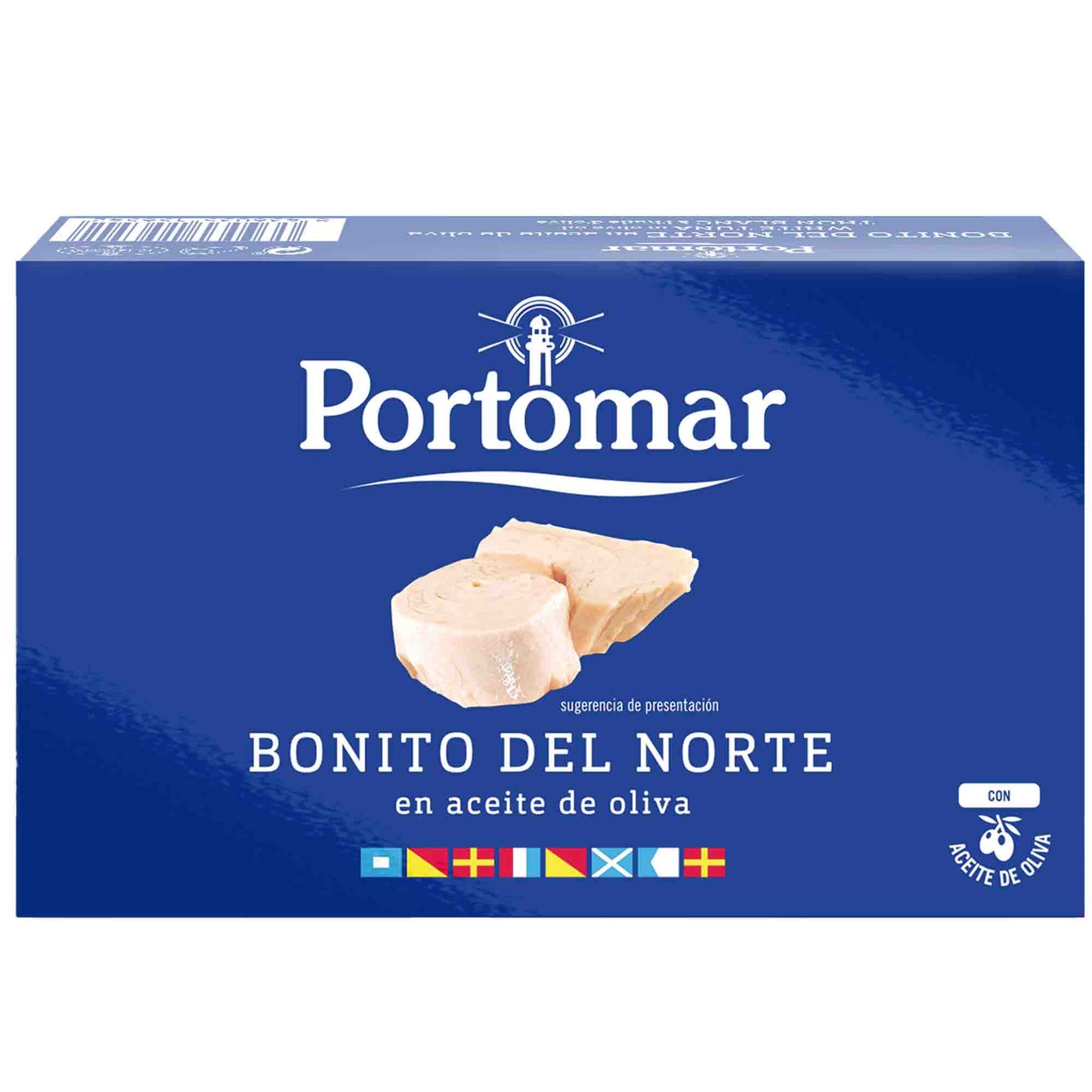 Portmar Bonito del Norte, White Tuna Loin Fillets in Olive Oil, 110g