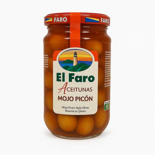Mojo Picon Green Whole Olives, 350g, jar