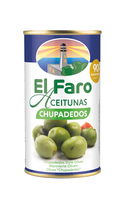 Green Marinated Olives, Chupadedos, 350g
